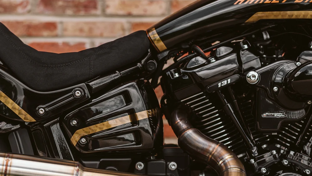 Couvercles de boulons supérieurs d'amortisseur arrière m8 softail
