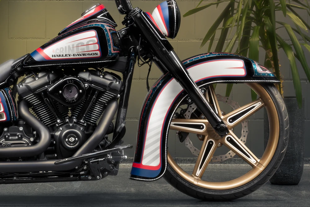 2018-2025 garde-boue avant 23" m8 softail « série hot rod »