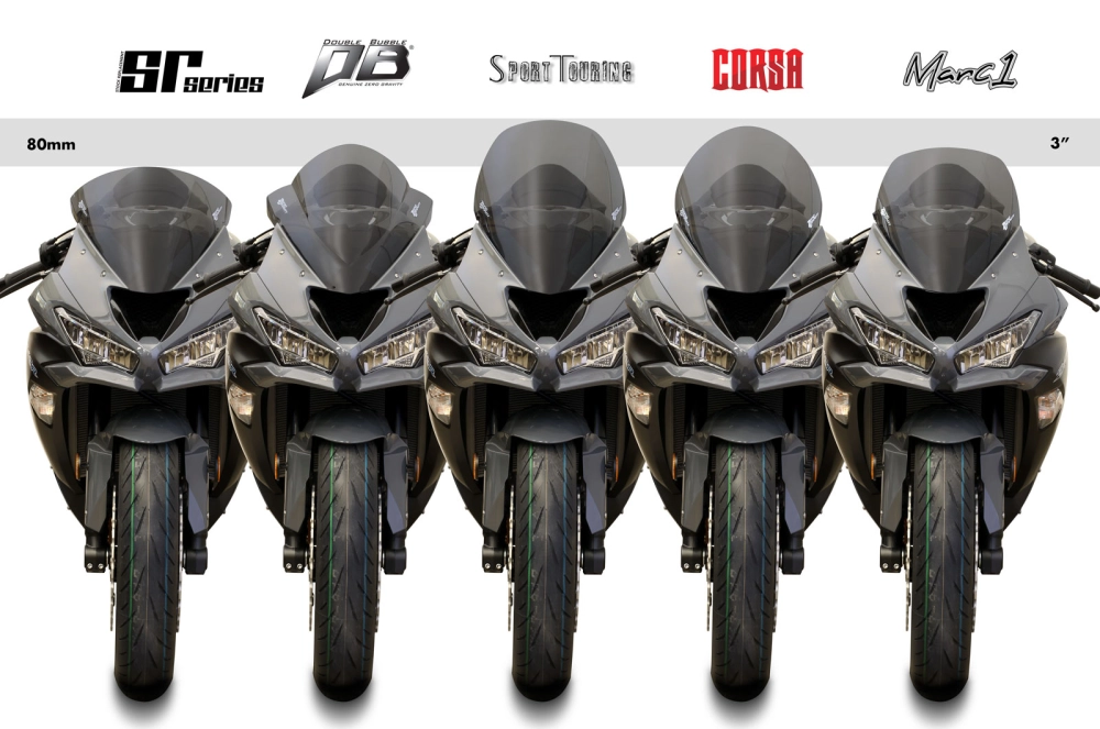 Bulle marc 1 kawasaki zx-6r 2019-2020 zero gravity racing