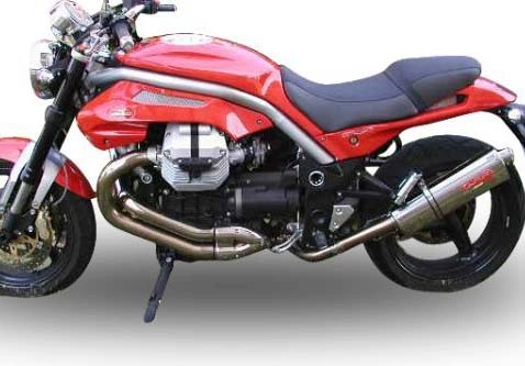 Pot gpr tri-ovale inox - homologué  - moto guzzi griso 1100 2005/08