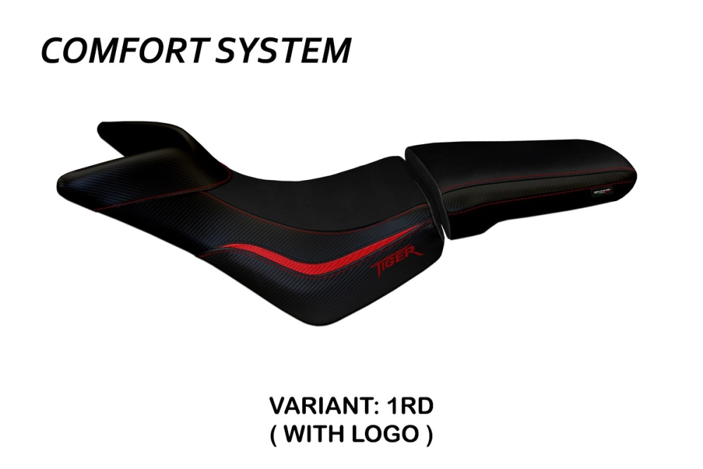 Seat cover compatible triumph tiger 800 / 800 xc (10-20) noale comfort system model