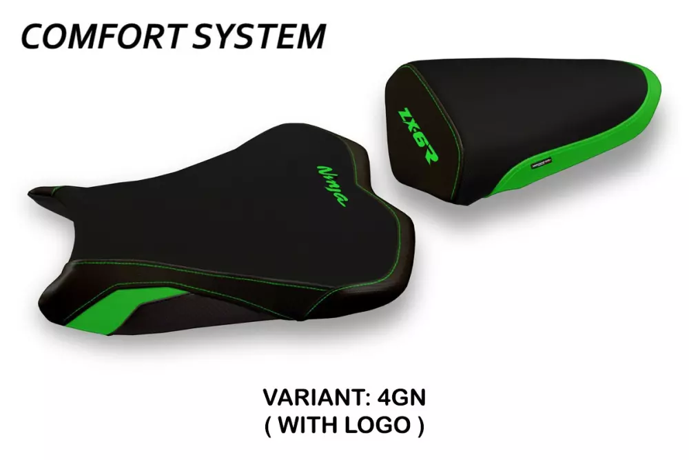 Funda de asiento compatible con el sistema de confort Kawasaki
