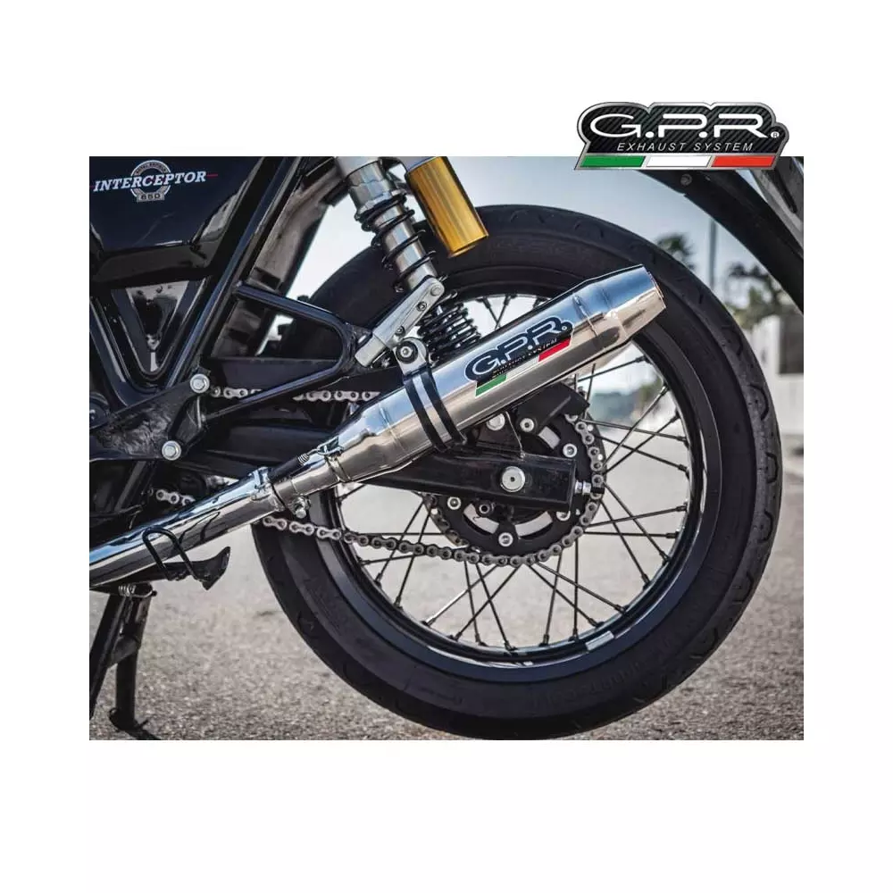Slip-on Homologuated GPR Deeptone Inox Kawasaki Zx-6R 2007 - 2008