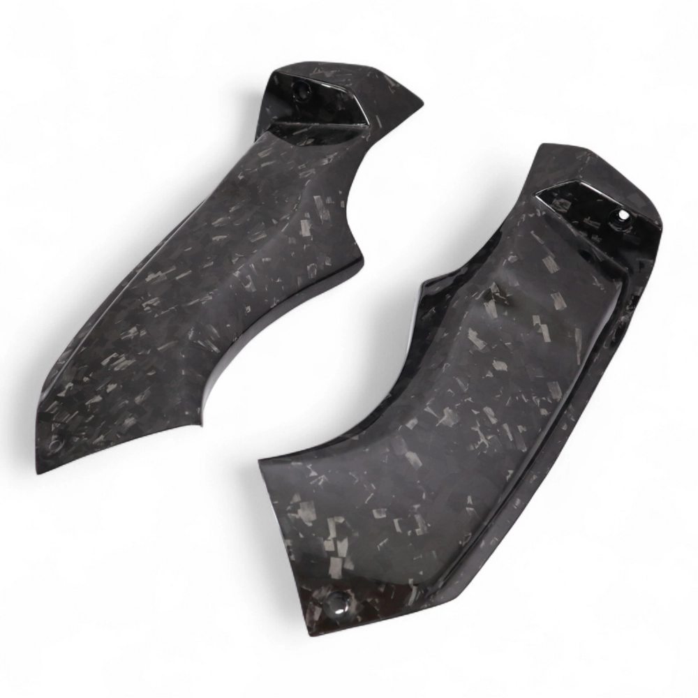 Paire de caches latéraux carbone kawasaki zx6r 2003 - 2004