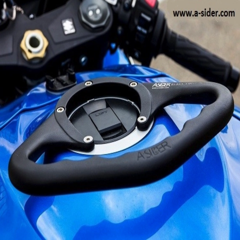 Motorcycle Passagier Front Hand Grip Tank Grab Bar Handvatten Armsteun Fit for Kawasaki Z800 Z1000 Z100 0SX Z750 helpful (Color : Black