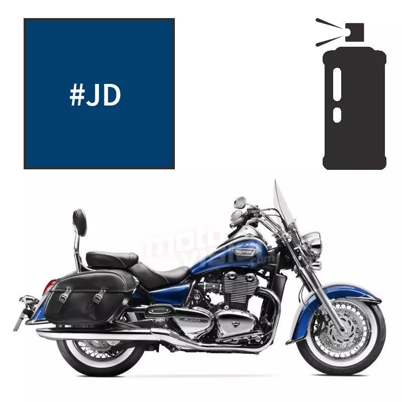 Peinture en spray triumph caspian blue pearl 1700 thunderbird lt 2014-2015
