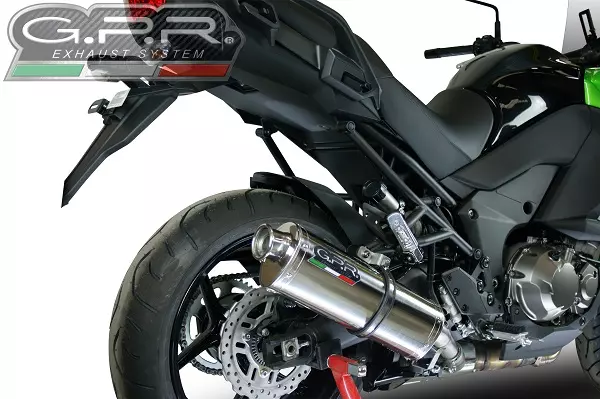 Pot gpr tri-ovale inox - homologue kawasaki versys 1000  i.e. 2015/16