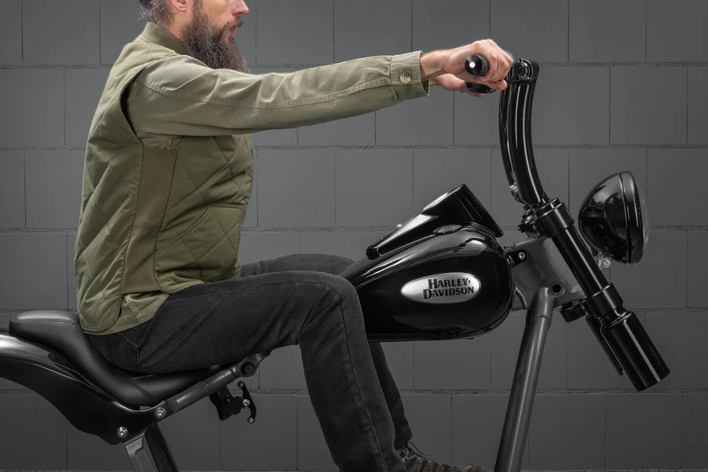 Softail fat boy flfb/s flstf/b « killer bull » 2" guidon 8" de haut