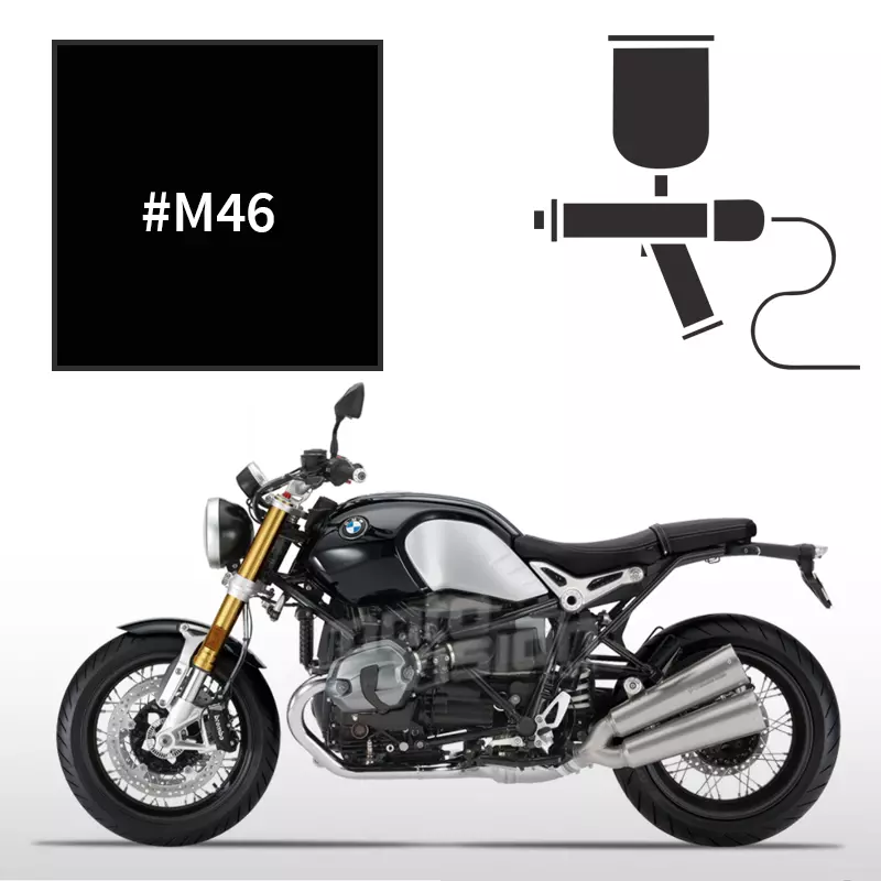 Peinture bmw black storm metallic r nine t 2014-