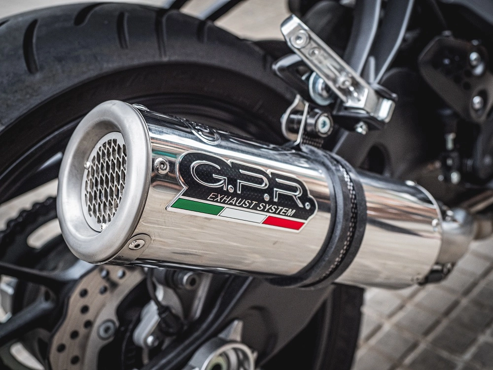 Pot gpr m3 inox - homologue yamaha 700 mt-07 2014/16 (2en1)