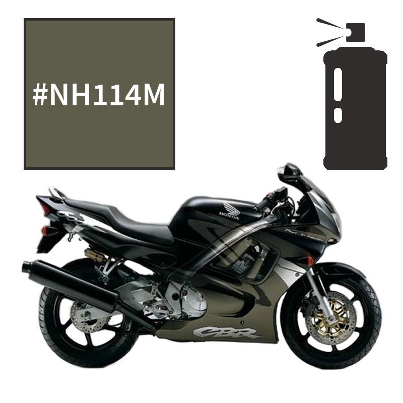 Peinture en spray honda moonshine silver metallic cbr600f 1998