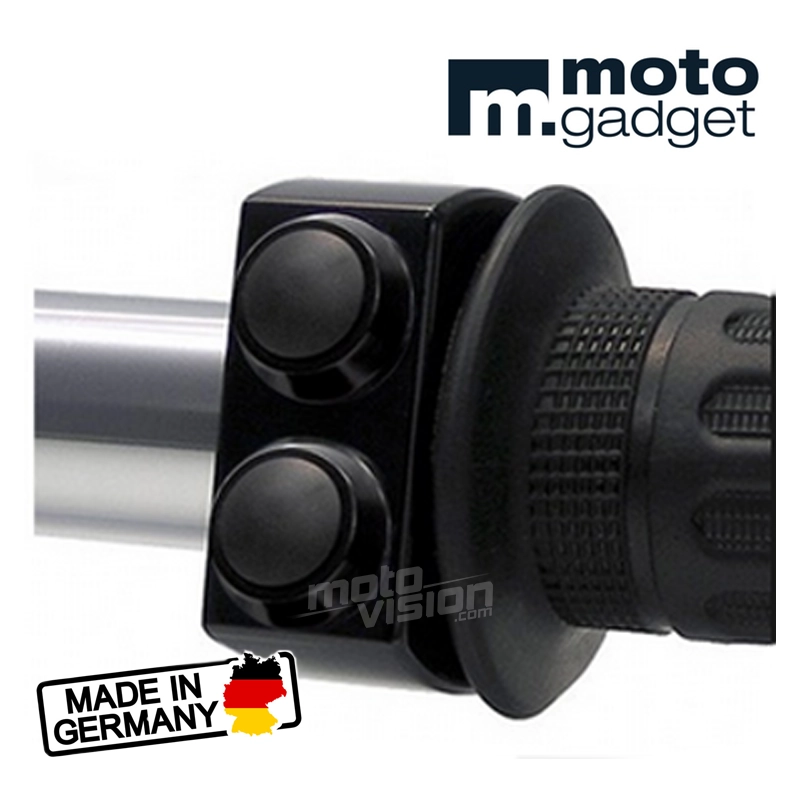 Commodo m.switch 2 boutons motogadget 1" aluminium cnc