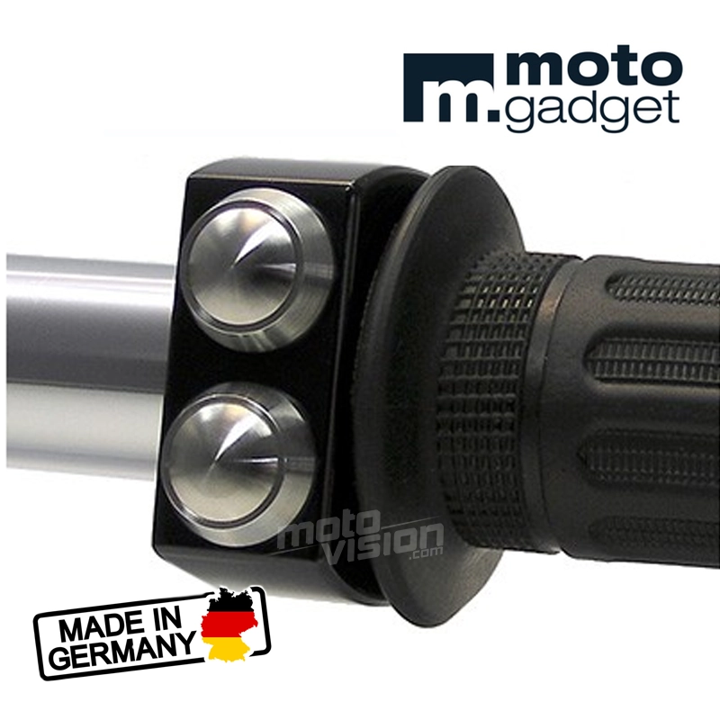 Commodo m.switch 2 boutons motogadget 1" aluminium cnc
