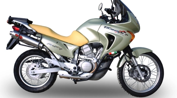 Pot gpr tri-ovale inox - homologué  - honda transalp xl 650 v 2000/06