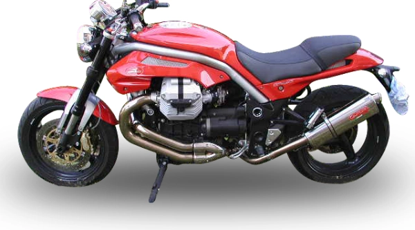 Pot gpr tri-ovale inox - homologué  - moto guzzi griso 1100 2005/08