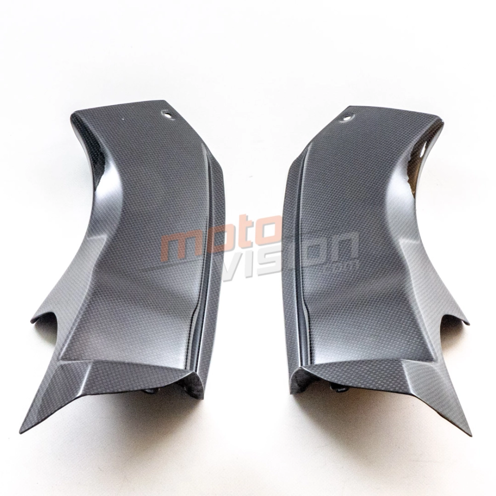 Paire de caches latéraux carbone kawasaki zx6r 2003 - 2004