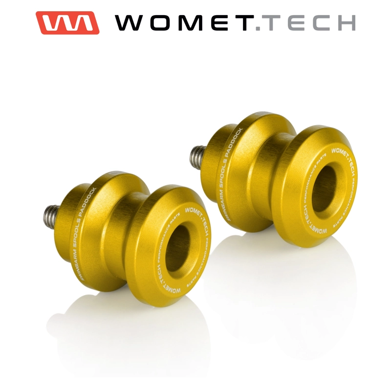 Paire de diabolos en aluminium m8 womet tech bmw honda kawasaki suzuki triumph