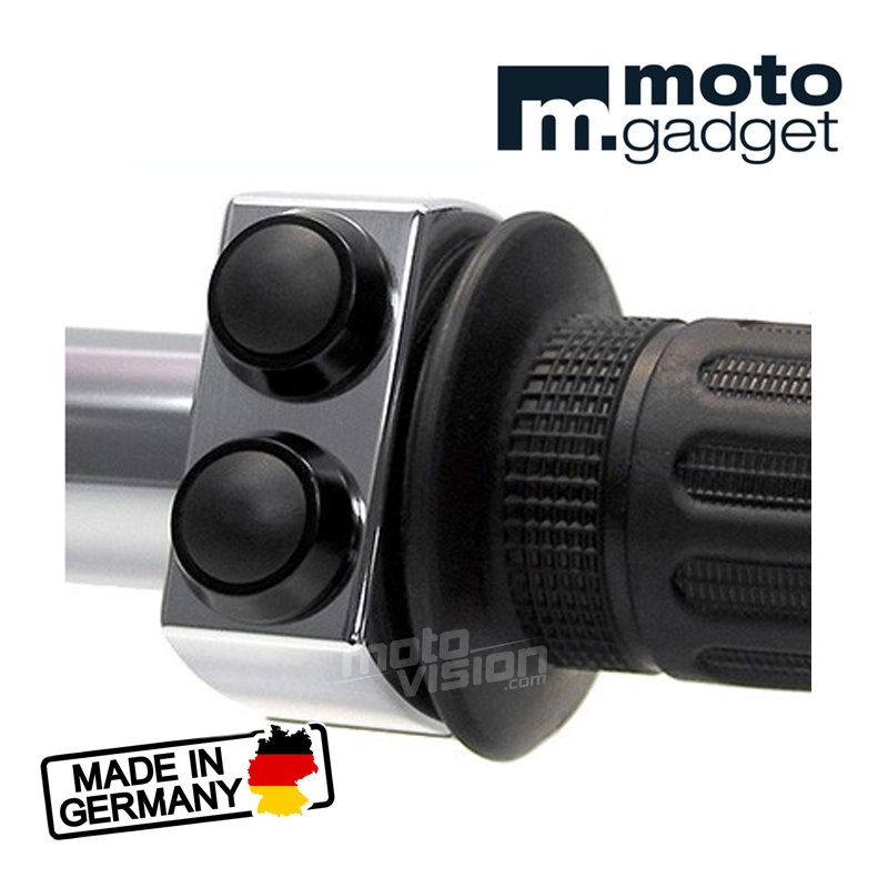 Commodo m.switch 2 boutons motogadget 1" aluminium cnc