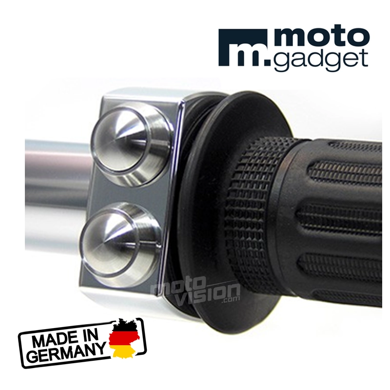 Commodo m.switch 2 boutons motogadget 1" aluminium cnc
