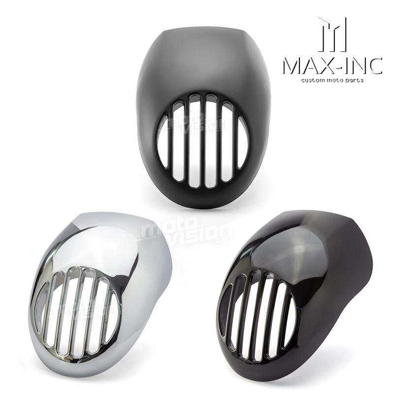 Carénage de phare avant noir "prison" pour harley sportster dyna fx xl fork