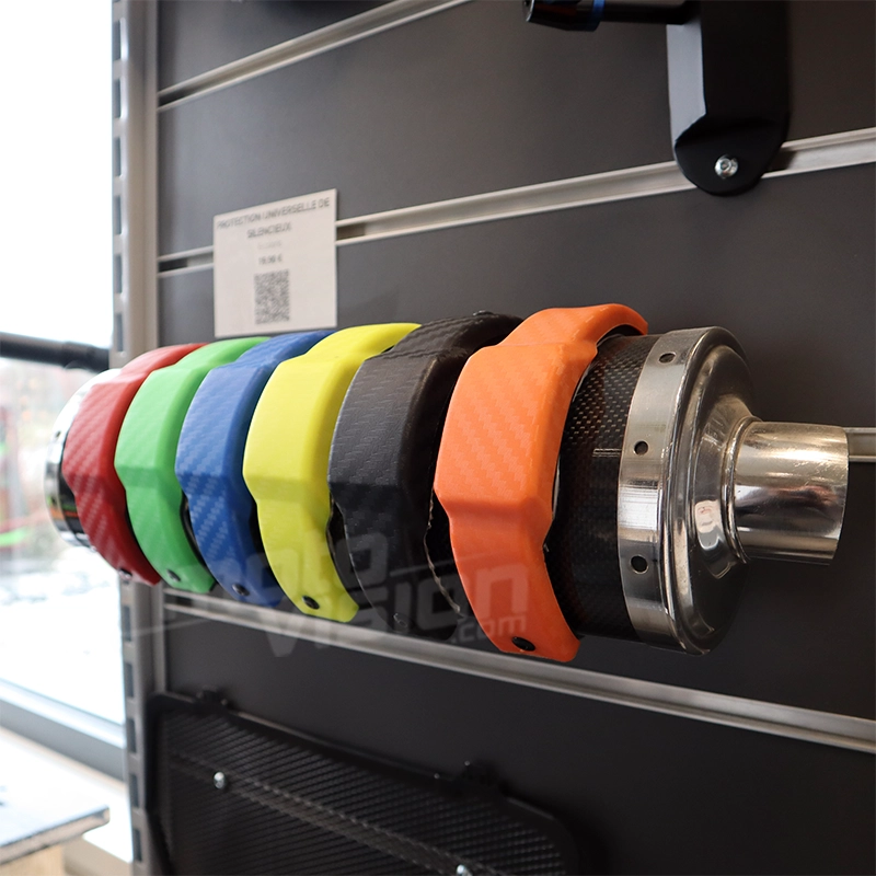 Protezione Per Scarico Moto Universale In Silicone, Copertura Anticalore E Anticollisione, Colore Nero (o Giallo), Con Fascette