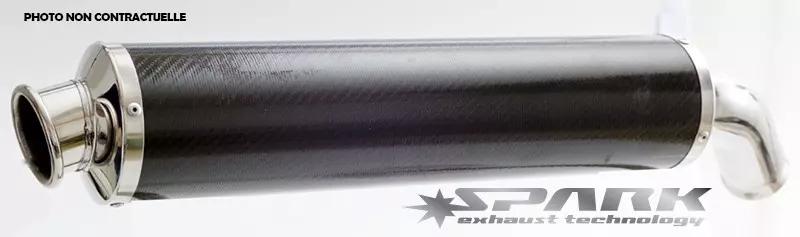 Scarico spark carbone (il paio) per ducati monster s4 rs 2006 - 2008