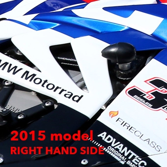 Kit de tampons de protection "piste" gb racing bmw s1000 rr