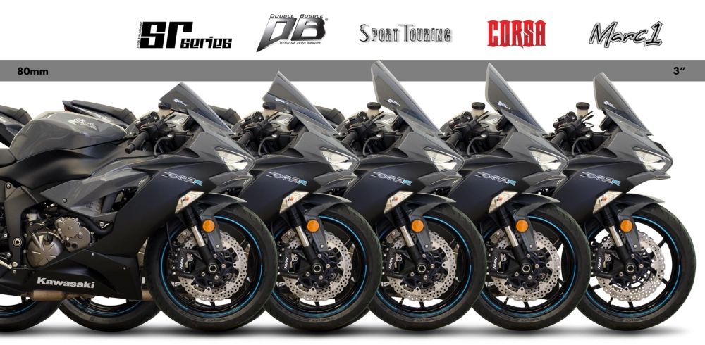 Bulle marc 1 kawasaki zx-6r 2019-2020 zero gravity racing