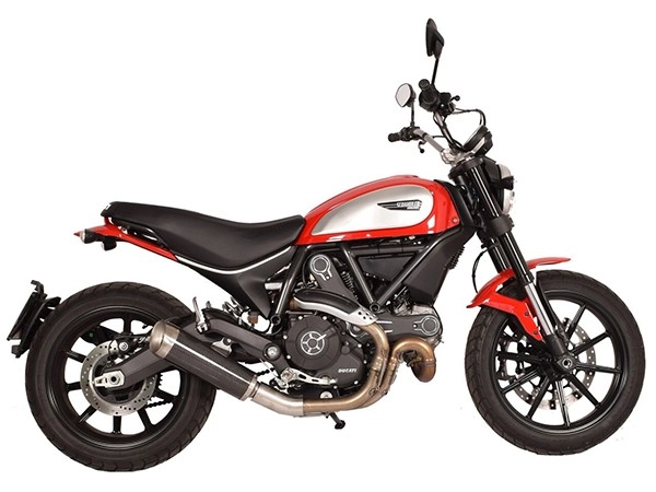 Exhaust spark evo v / carbone for ducati scrambler 2015 -
