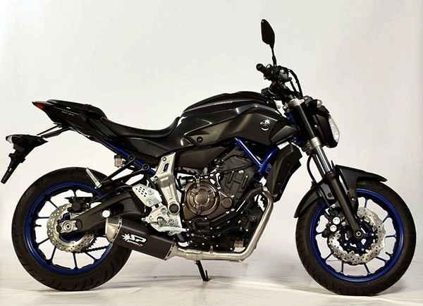 Ligne complète spark yamaha mt-07 / tracer / xsr 700 2014-2017 ligne complète avec catalyseur avec silencieux force dark style