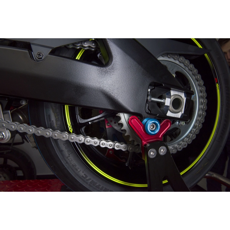 Paire de diabolos en aluminium m8 womet tech bmw honda kawasaki suzuki triumph