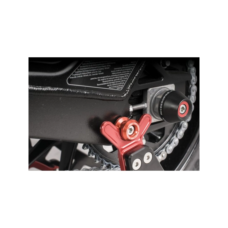 Paire de diabolos en aluminium m8 womet tech bmw honda kawasaki suzuki triumph