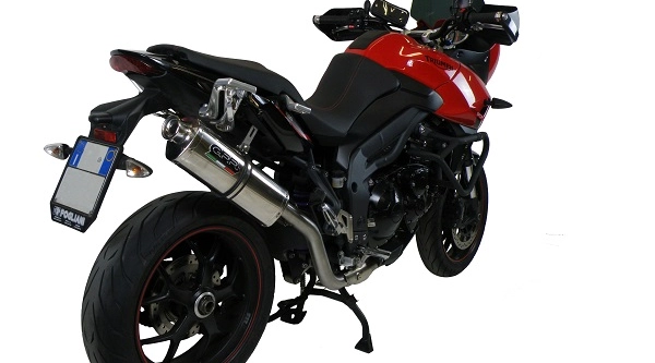 Pot gpr tri-ovale inox - homologué  - triumph tiger sport 1050 2013
