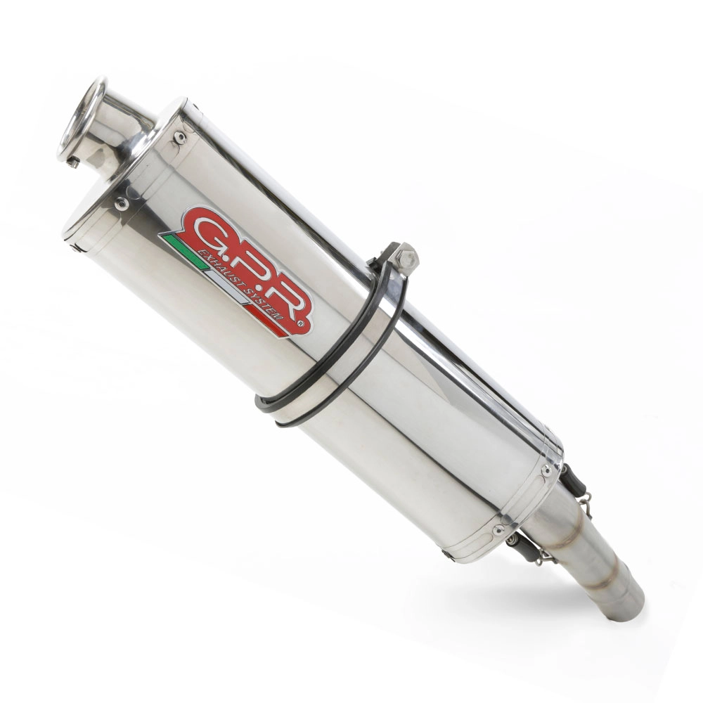 Pot gpr tri-ovale inox - homologué  - triumph 1050 speed triple 1050 2011/14 (simple)