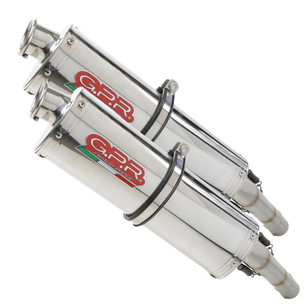 Pot gpr tri-ovale inox - homologué  - kawasaki z 1000 - zrt00a1a 2003/06