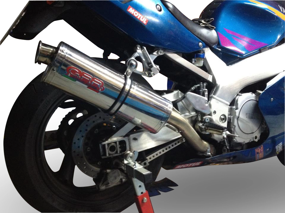 Pot gpr tri-ovale inox - homologué  - yamaha yzf 750 1993/98