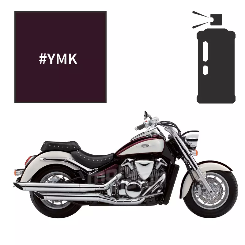 Peinture en spray suzuki candy dark cherry red intruder c1800r 2008-2011