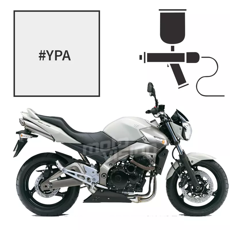 Peinture tricouche suzuki pearl mirage white 600 gsr 2009