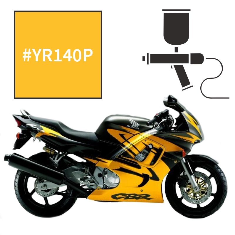 Peinture en spray honda pearl citron yellow cbr600f 1997