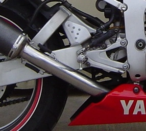 Pot gpr tri-ovale inox - homologué  - yamaha yzf 600 r thundercat  1996/03