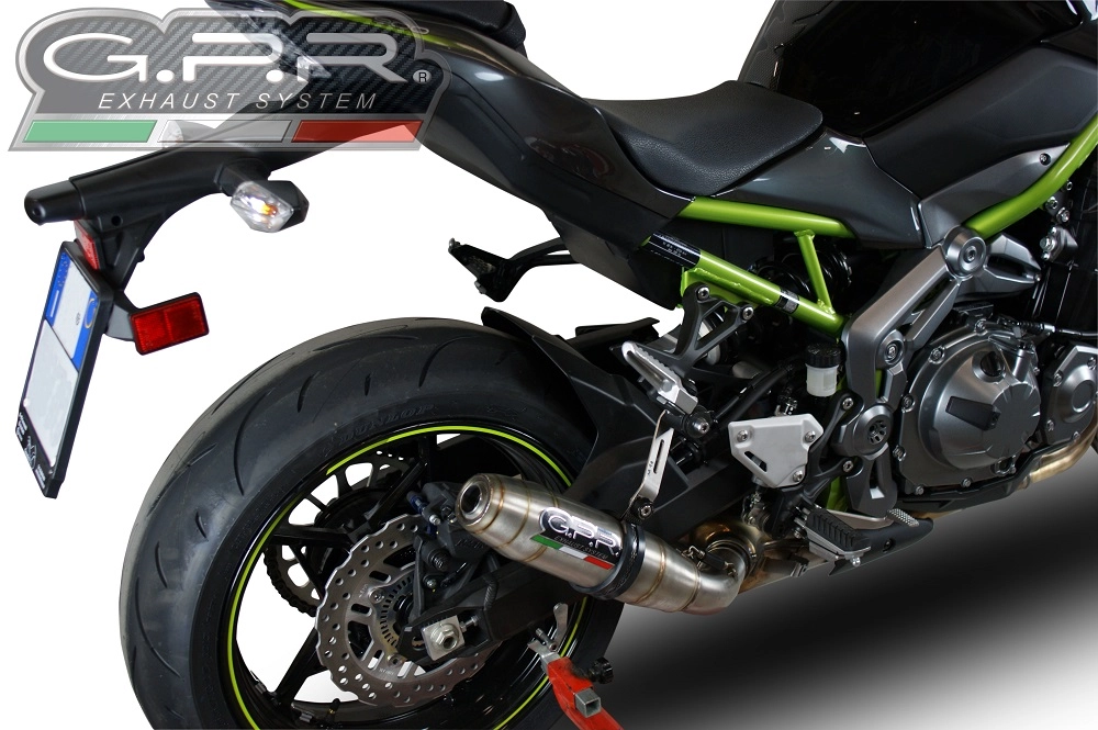Pot gpr deeptone inox - homologue kawasaki z 900 e 2017/19 (euro 4)