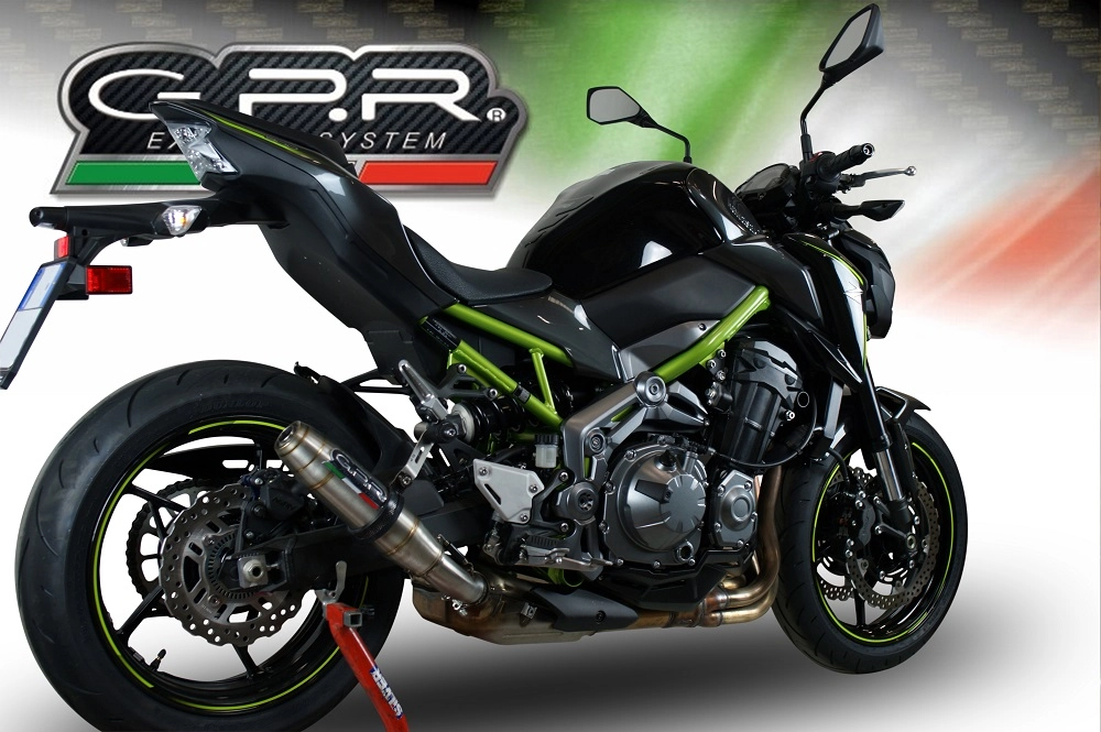 Pot gpr deeptone inox - homologue kawasaki z 900 e 2017/19 (euro 4)